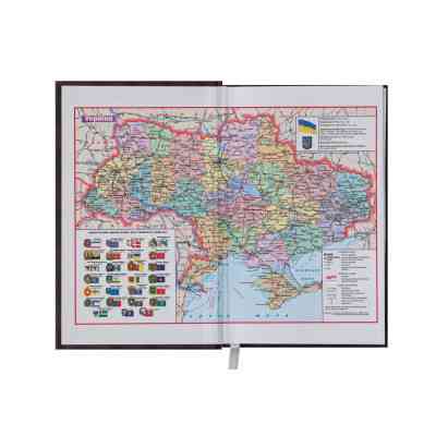 Тижневик Buromax недатований Amazonia А6 з шт. шкіри на 288 сторінок Чорний (BM.2612-01) Вінниця