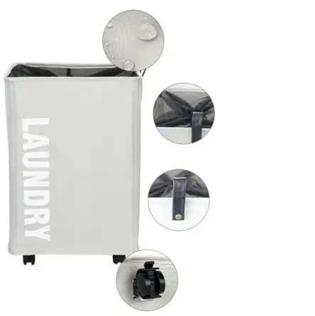 Тканевая корзина для белья с ручками ROLLING BAG AND243, ящик для белья Коломия