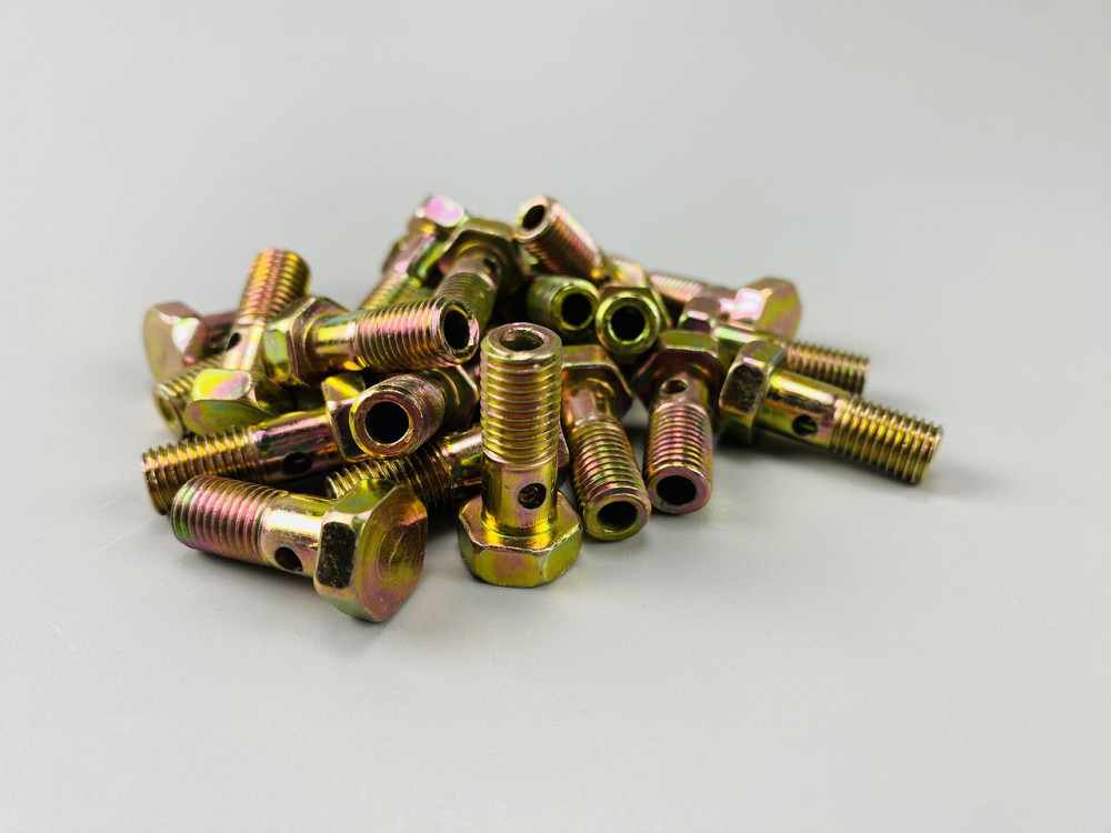 Болт-штуцер M 8 × 1 × 33 2 отвори  універсальний Мукачево - фото 2