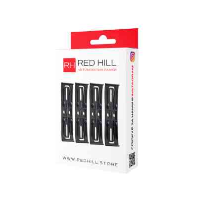 Рамка номерного знака RedHill невидимки чорні к-т 4шт (24-053-IS) Вінниця