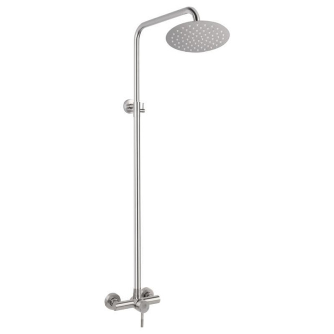 Душевая система для кабины Lidz Aria 1010 Nickel на одного потребителя из нержавеющей стали Харьков - изображение 1