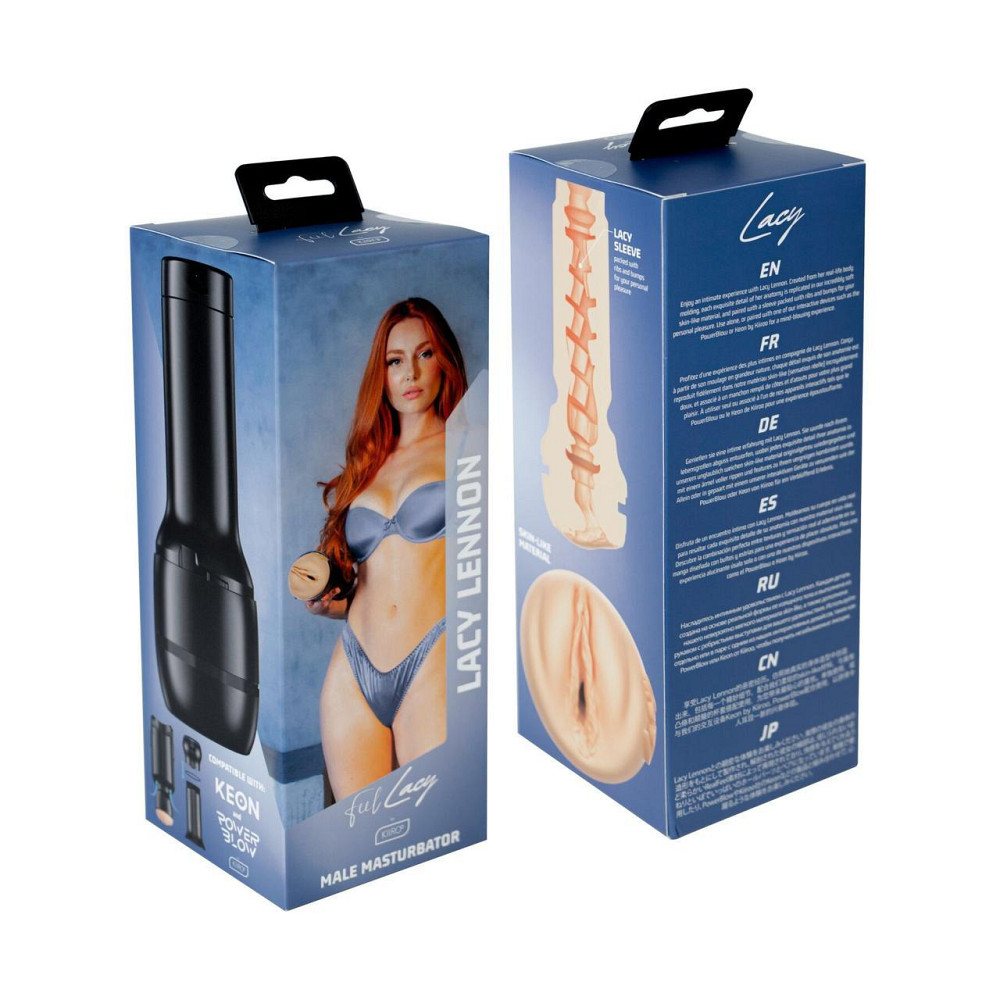 Мастурбатор Kiiroo Feel Lacy Lennon PBC, сумісний з PowerBlow и Keon Sex Aura Київ - фото 7