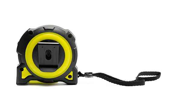 WERTVOLL Рулетка WERTVOLL 8 м х 27 мм фіксатор полотна кнопка STOP покриття TPR нейлонове покри Київ