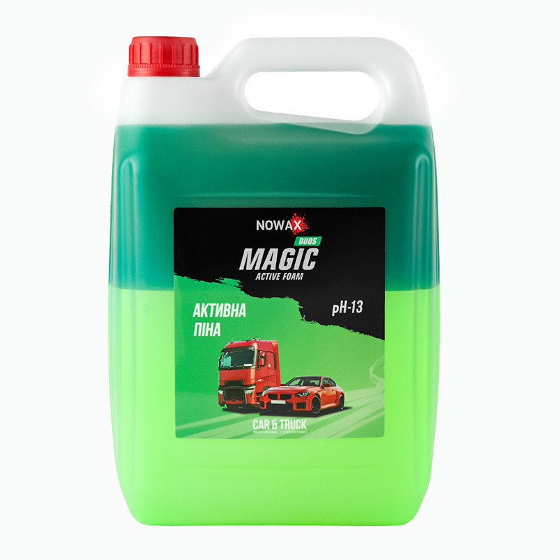 Активная пена Nowax Magic Active Foam Duos концентрат для бесконтактной мойки 5л Львов - изображение 1