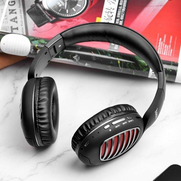 Наушники stereo гарнитура Hoco W23 Brilliant sound (Черный) Винница - изображение 4
