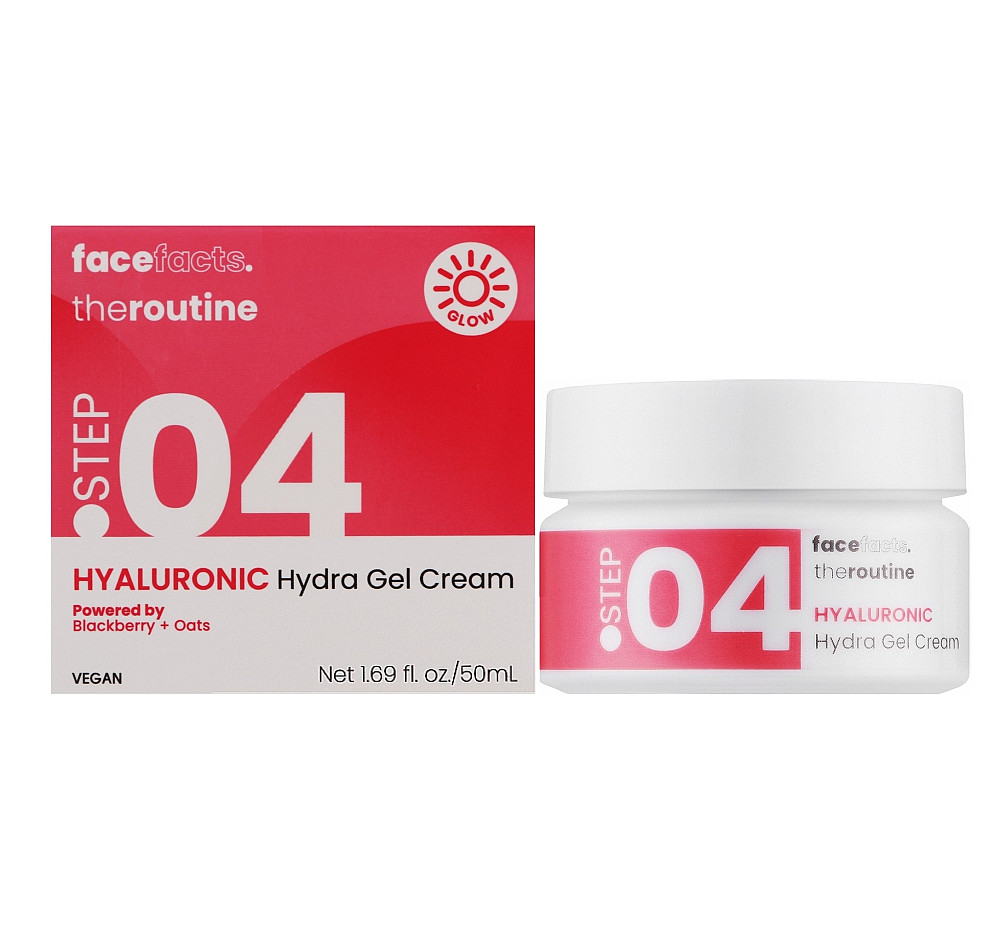 Гиалуроновый гель-крем для кожи лица The Routine Face Facts 50 мл Киев - изображение 2