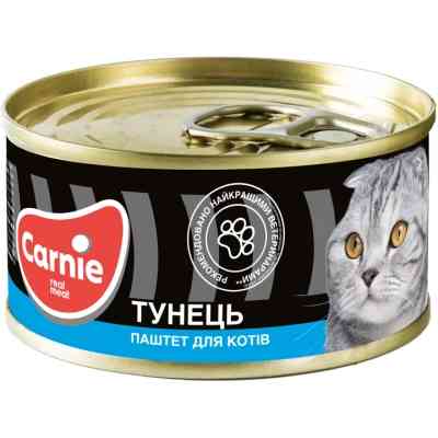 Паштет для кошек Carnie мясной с тунцем 100 г (4820255190037) Винница