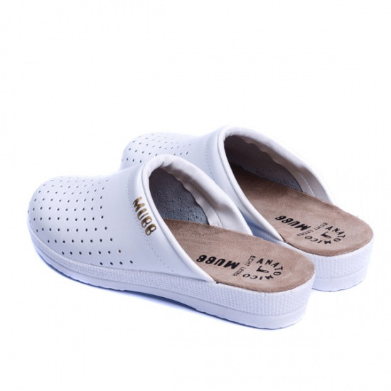 Шльопанці-сабо чоловічі білі Mubb 44 Дніпро - фото 2