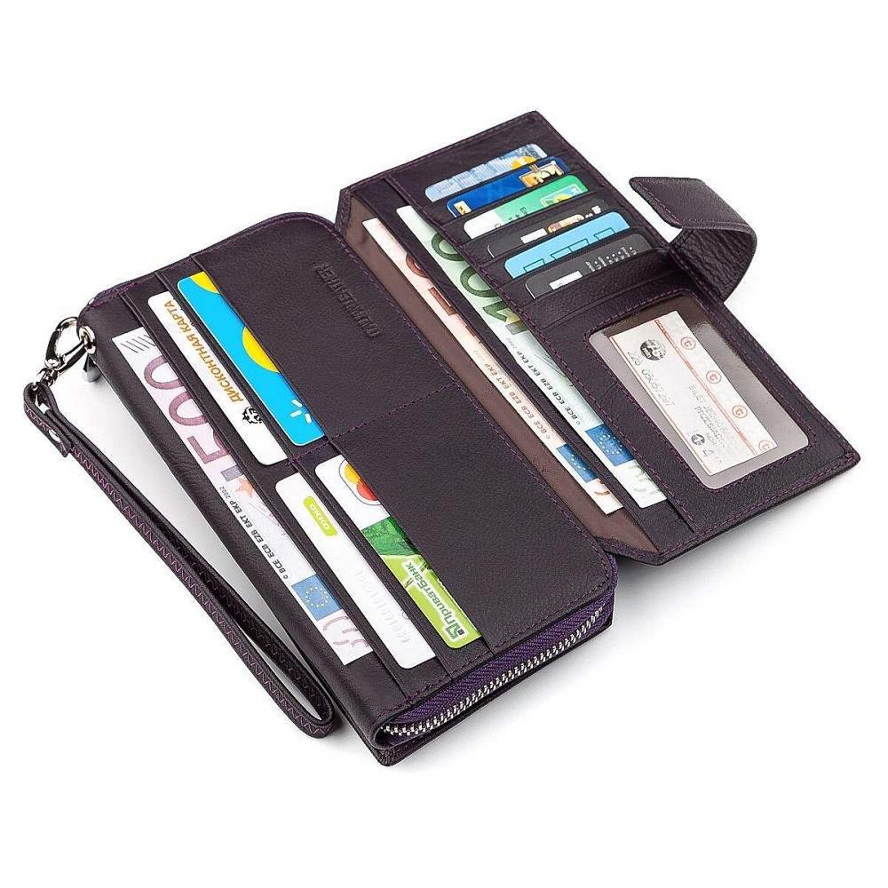 Гаманець жіночий зручний Фіолетовий (ST Leather) Київ - фото 10