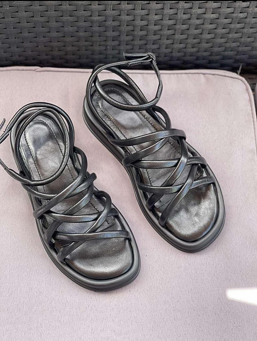 Olli Босоніжки жіночі OLLI 95-0110 чорні (літо, шкіра натуральна) (4695) 38р.39р. Коломыя - изображение 2