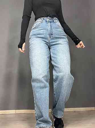 Джинсы женские Cool Angels 3101 SKATER jeans бананы высокая талия стрейчевые светло синие, светло-си Одесса