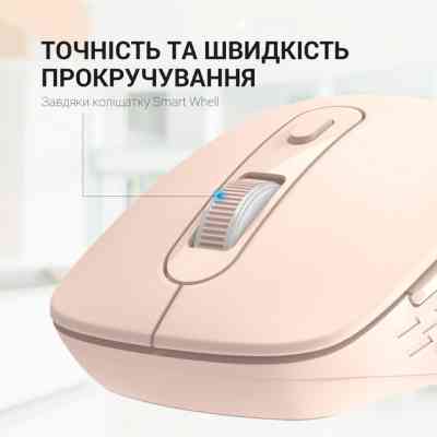 Мишка OfficePro M230P Silent Click Wireless/Bluetooth Pink (M230P) Вінниця