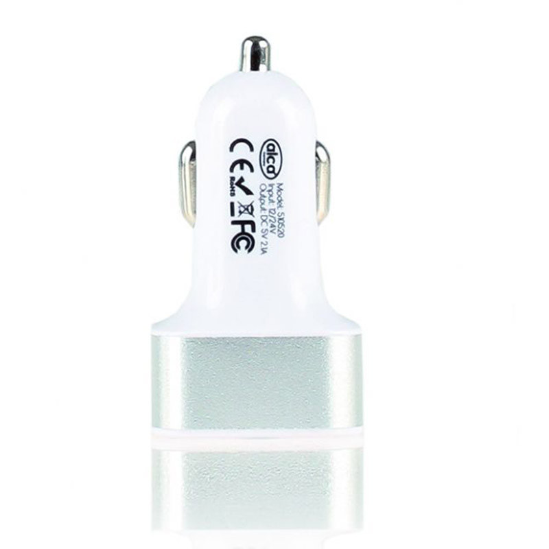 Зарядне в прикурювач 3USB 12/24В Alca білий, 510520 Киев - изображение 2