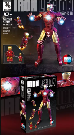 Конструктор Железный человек Iron Legion Mark III, 466 деталь Киев