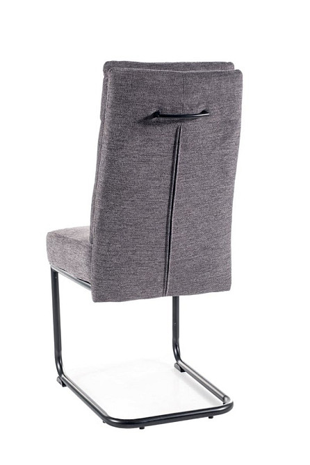 Cтілець BERRY BREGO чорний каркас/темно-сірий 18 Киев - изображение 2