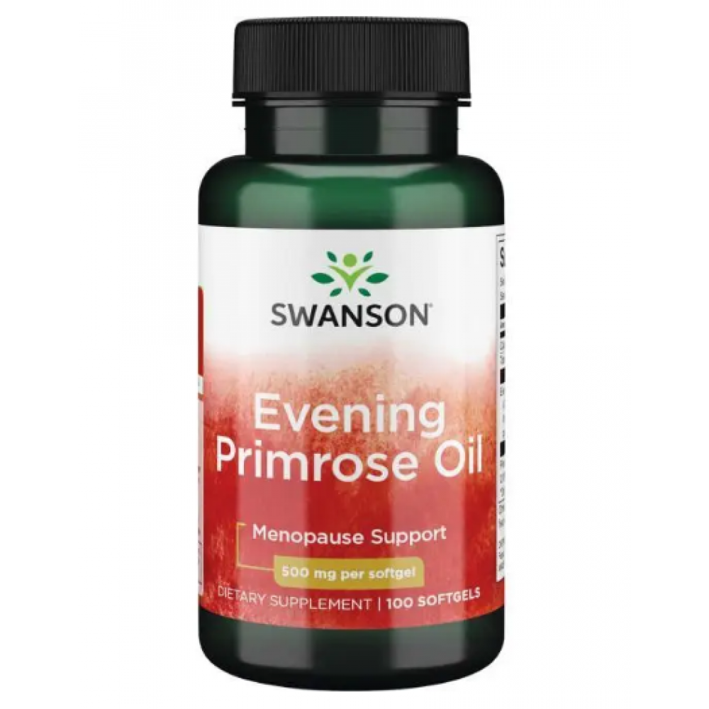 Масло вечерней примулы Swanson Evening Primrose Oil 500mg - 100 softgels Луцк - изображение 1