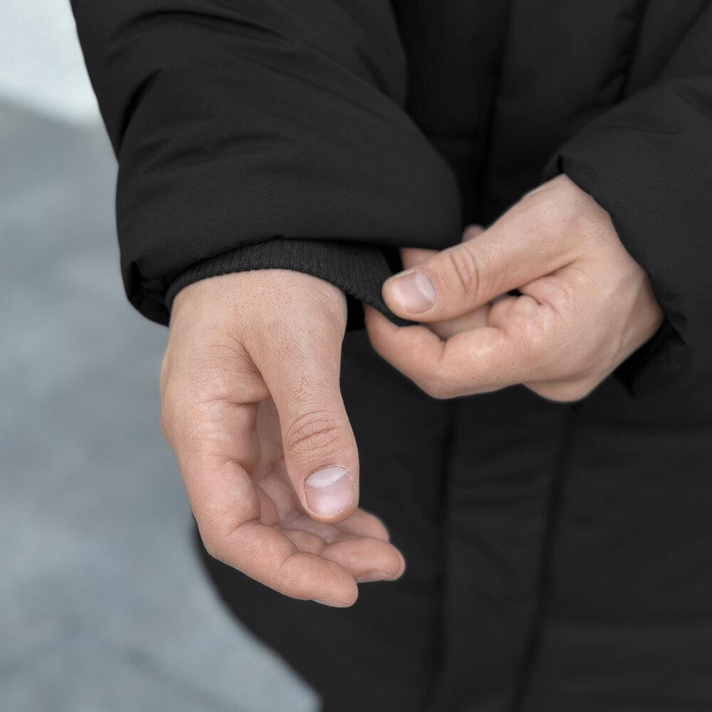 Мужская зимняя куртка черная Pobedov Legas Киев - изображение 5