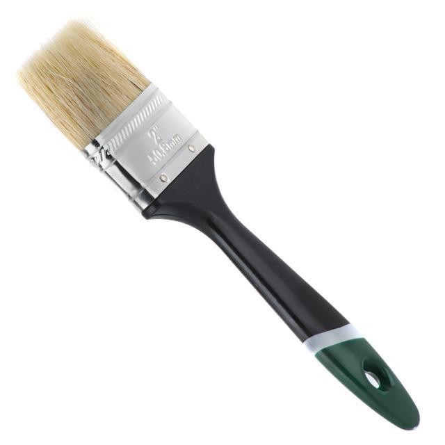 Пензель флейцева 50 * 12 * 38 мм, пластикова ручка INTERTOOL KT-1350 Київ - фото 1