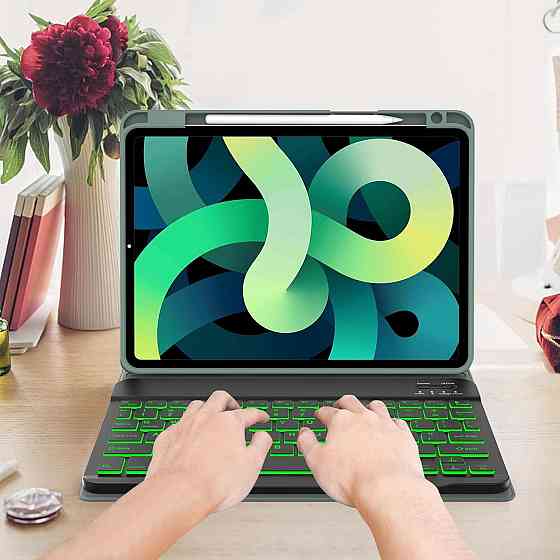 Чехол с клавиатурой для iPad Air 11-inch(M2) 2024/ iPad Air 5 2022/Air 4 2020 10.9/iPad 4-го покол. 10.9 / iPad Pro 11 2018 Днепр