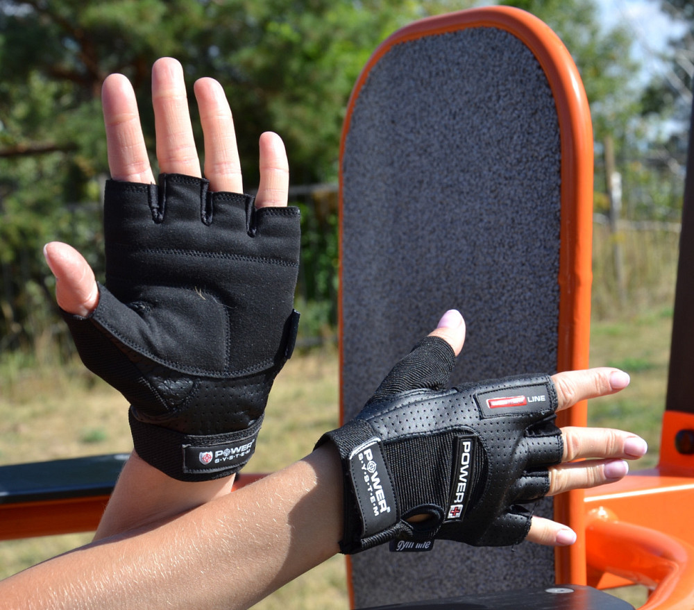 Рукавички для фітнесу Power System PS-2500 Power Plus Black XS Кам'янське - фото 10