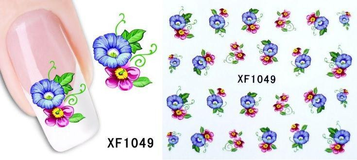 Наклейки для ногтей XF1049 Киев - изображение 2