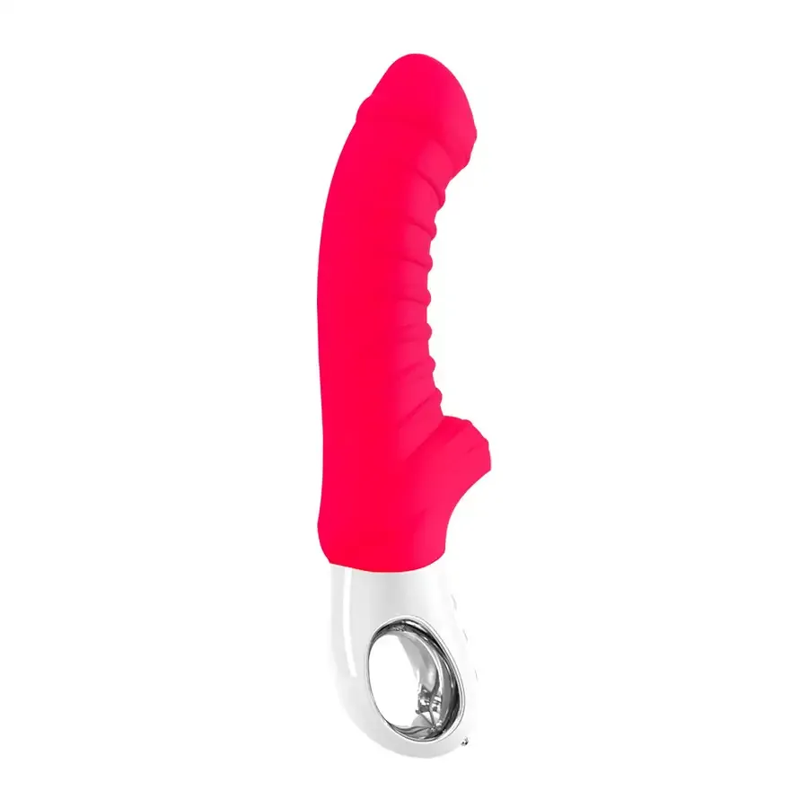 Вібратор для точки G Fun Factory TIGER india red, ребристий, підходить для анальної стимуляції Львів - фото 1