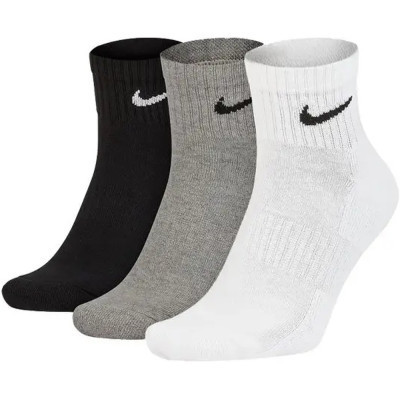 Носки Nike U NK EVERYDAY CUSH ANKLE 3PR SX7667-964 38-42 3 пари Білий/Чорний/Сірий (194955549216) Винница - изображение 1