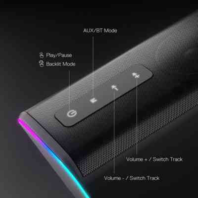 Акустическая система Redragon Connie GS814 RGB Bluetooth Black (71987) Винница