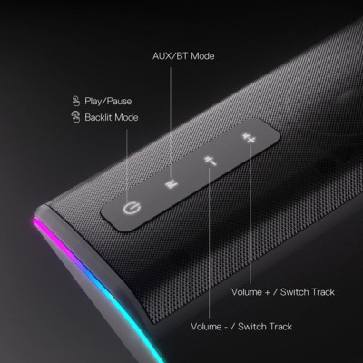 Акустическая система Redragon Connie GS814 RGB Bluetooth Black (71987) Винница - изображение 3