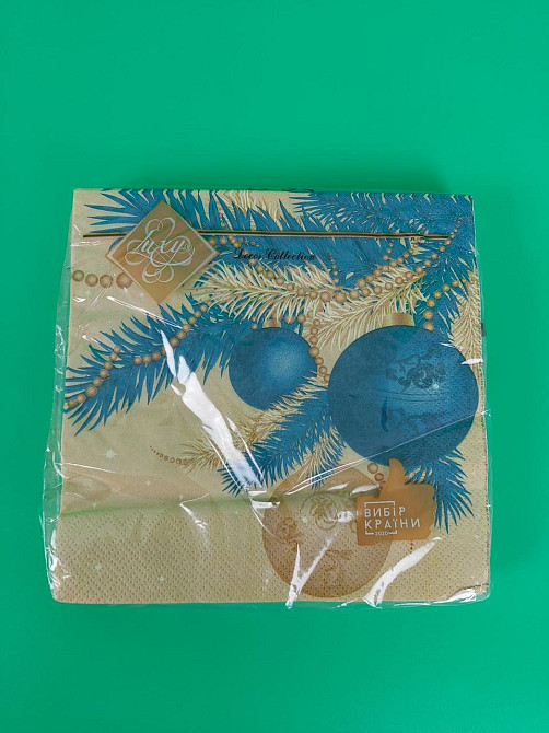 Салфетки бумажнае новогодние(ЗЗхЗЗ, 18шт)