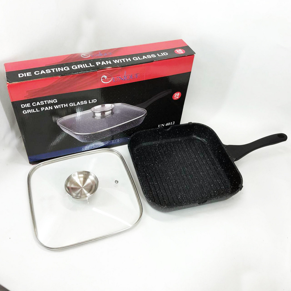 Сковороду для варки UNIQUE, Сковорода алюминиевая углубленная, Кованая алюминиевая сковорода SM-59 Львов - изображение 4