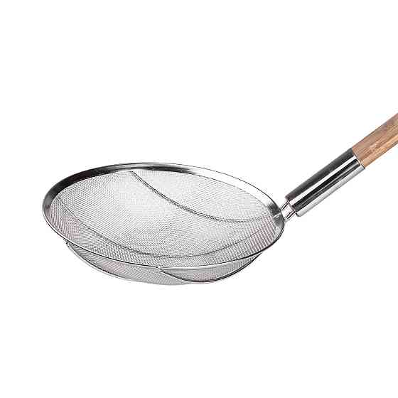 Шумівка "павук" з дерев'яною ручкою Ø 28 см для фритюру та вока HP-19-19-28CM Коломыя