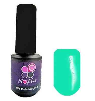 Гель -лак № 96 UV Gel-Lacguer SOFIA 8.6 мл США (ярко бирюзовый ) Киев