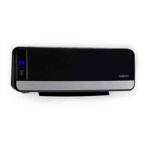 Настінний нагрівач Wallkyrie 1000 Вт/2000 Вт 10-49 °C термостат чорний 1200/2000 Вт (Німеччина, читати Рівне