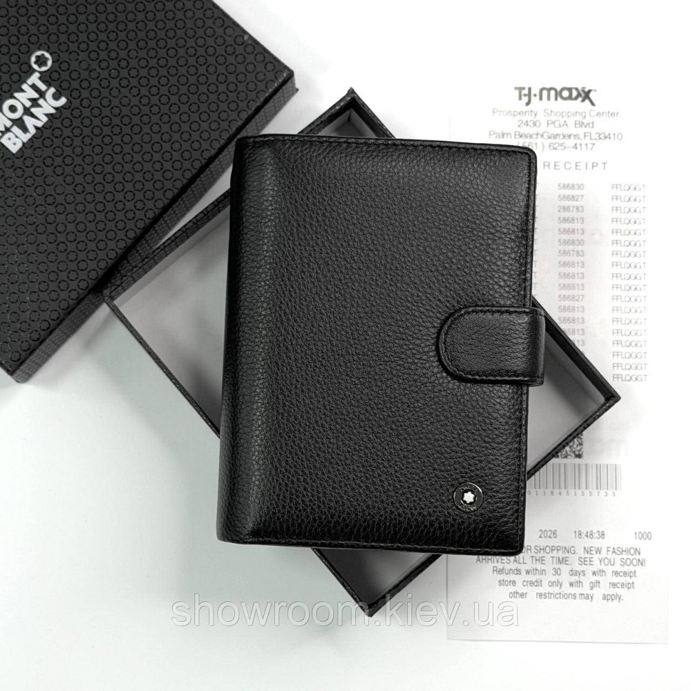 Мужской кошелек на кнопке MB (6602) Киев - изображение 3