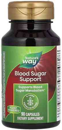 Растительный комплекс Nature's Way Blood Sugar Manager, 90 капсул Киев