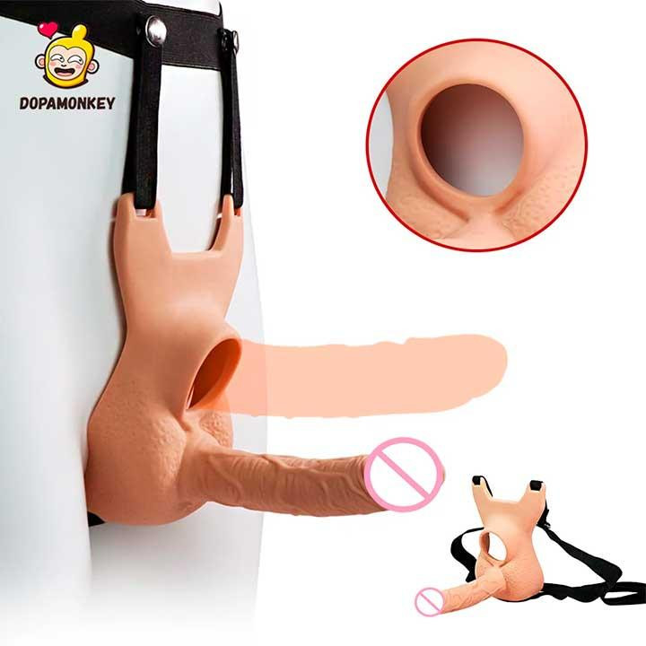 Анальный фаллоимитатор на ремне для двойного проникнавения Lovetoy Vibrating Unisex 10 режимов вибрации Винница - изображение 1