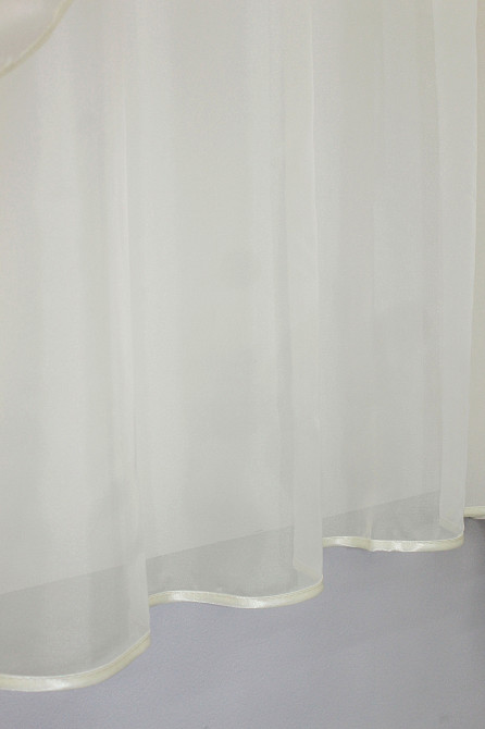 Кухонний комплект VR-Textil № 038к шторки і тюль фуксія з бежевим 280х170 см (50-031) Київ - фото 5