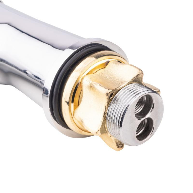 Смеситель для раковины Lidz (CRM) 14 34 001FB с лейкой для гигиенического душа (LIDZCRM1434001FB) Киев - изображение 4