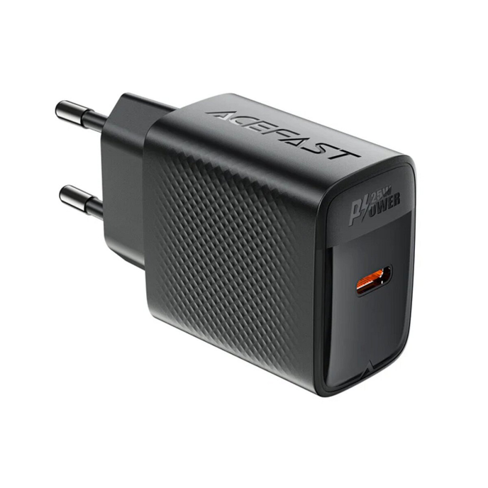 Мережевий зарядний пристрій ACEFAST A104 PD25W GaN single USB-C charger Black (6974316283355) Київ - фото 2
