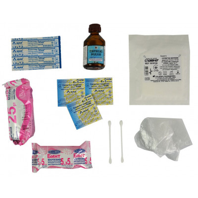 Автомобильная аптечка Poputchik згідно ТУ футляр пластиковий червоний 165х135х65 (02-001-П) Винница - изображение 2