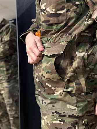 Армійська куртка з капюшоном та липучками зручна легка демісезонна з кишенями і захистом від вітру Львів