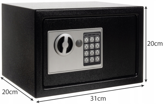 Сейф з кодом 31x20x20см Malatec (Польща) Київ