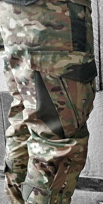 Штаны мужские корд с наколенниками мультикам Одесса - изображение 4