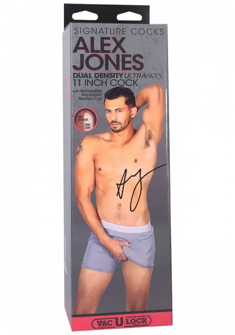 Фалоімітатор Doc Johnson Signature Cocks Alex Jones 11 inch UltraSkyn Львів - фото 4