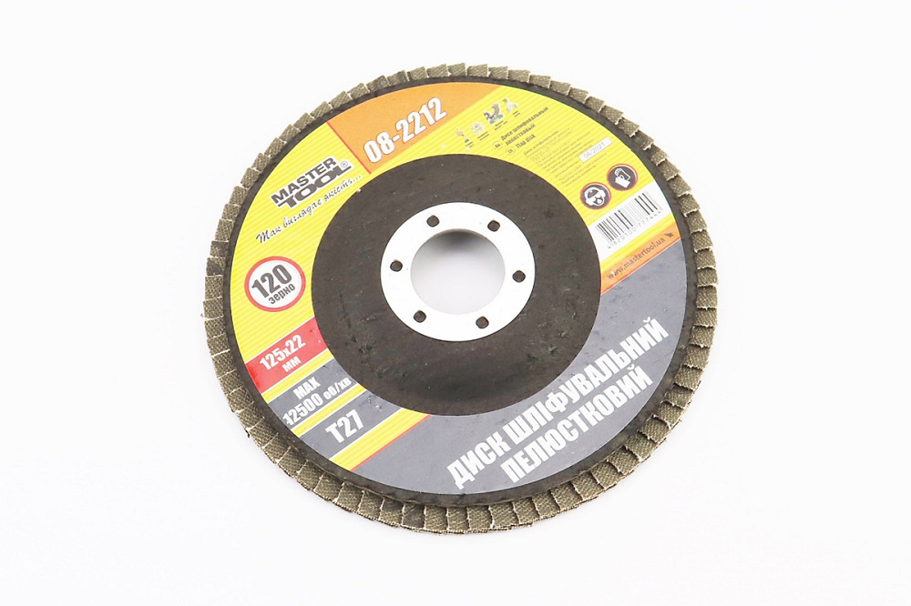 Диск шліфувальний пелюстковий 125х22мм K120 08-2212 Київ - фото 1