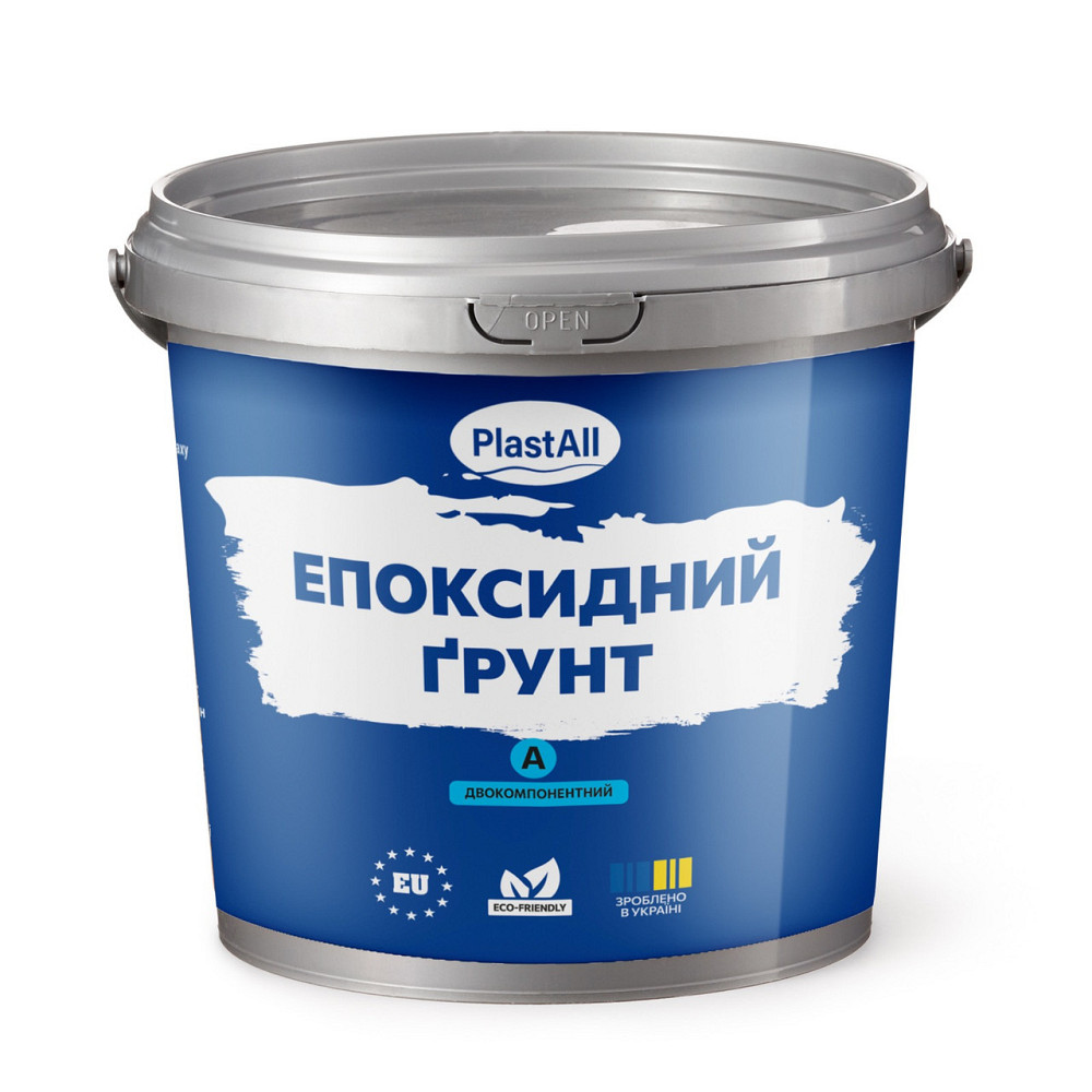 Епоксидна універсальна ґрунтовка Plastall™ для бетонної підлоги 1 кг (прозора) Харків - фото 2