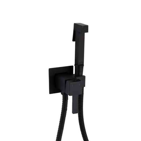 Гигиенический душ из латуни Qtap Inspai-Varius прямоугольный QT259710842859NB Black Matt Харьков