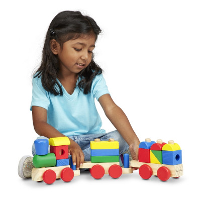 Розвиваюча іграшка Melissa&amp;Doug Поезд из кубиков (MD572) Вінниця - фото 3