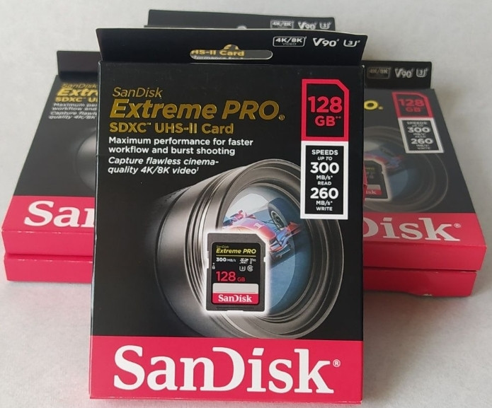 Карта SanDisk 128 GB SDXC UHS-II U3 V90 Extreme Pro SDSDXDK-128G-GN4IN Харків - фото 2